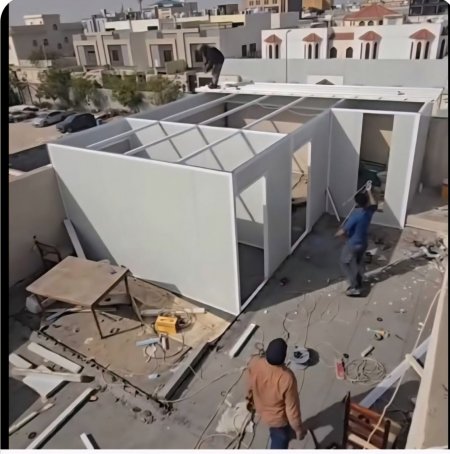 تركيب ساندوتش بانل الرياض | أسقف وغرف وملاحق عازلة